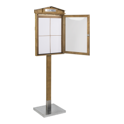 RUSTIC information stand