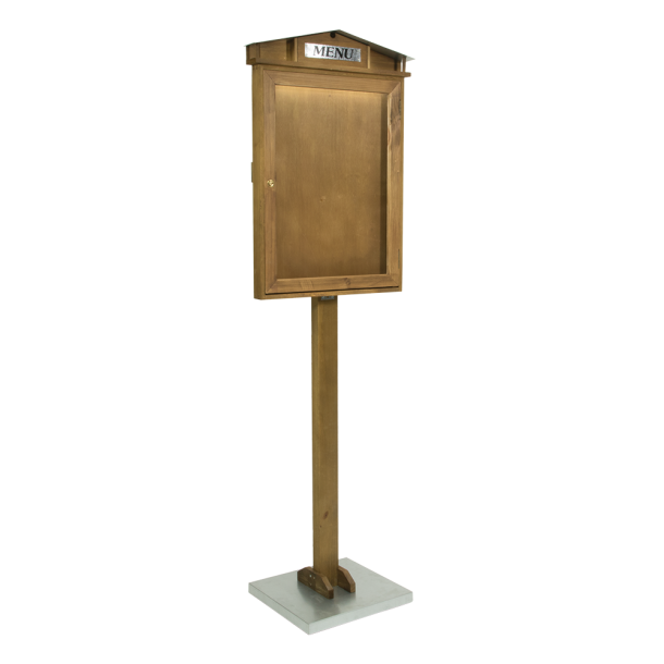 RUSTIC information stand