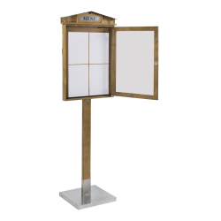 RUSTIC information stand