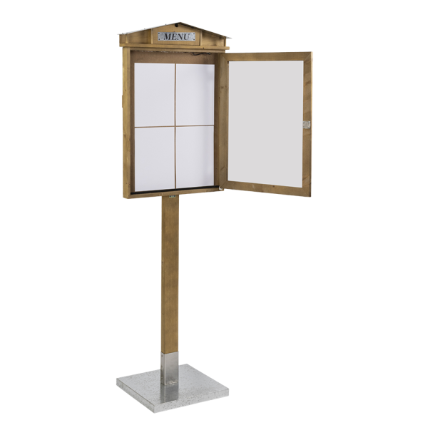 RUSTIC information stand