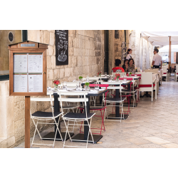 RUSTIC information stand