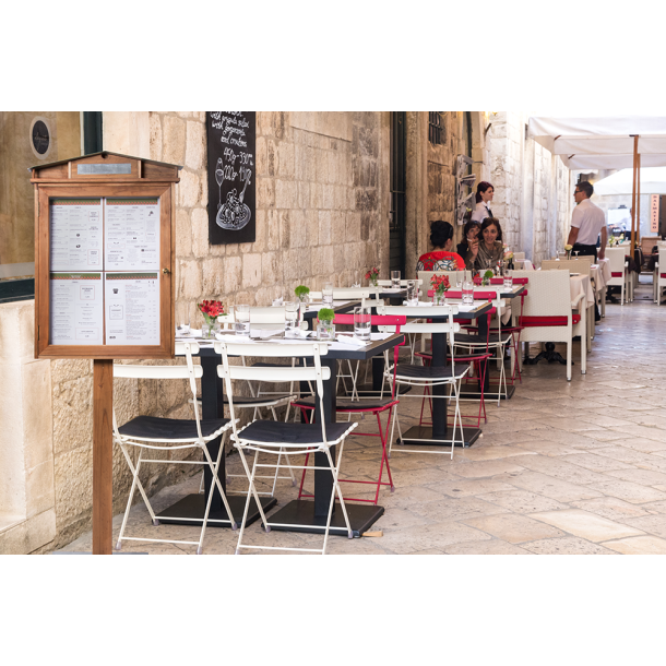 RUSTIC information stand