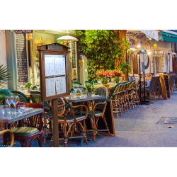 RUSTIC information stand