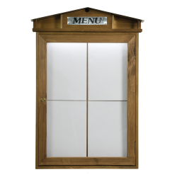 RUSTIC information display