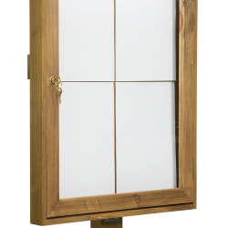 RUSTIC information display