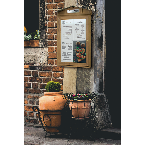 RUSTIC information display