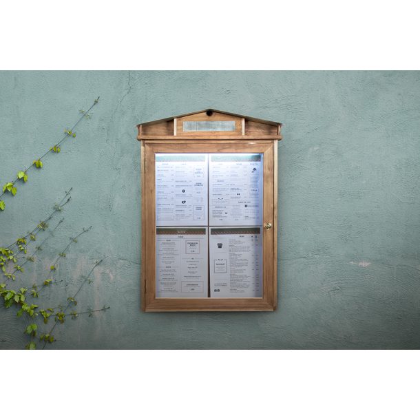 RUSTIC information display