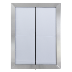 Klassisk informationsskärm i rostfritt stl