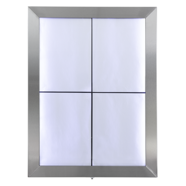 CLASSIC information display in stainless steel