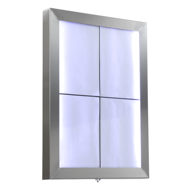 CLASSIC information display in stainless steel