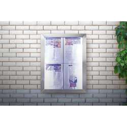 CLASSIC information display in stainless steel