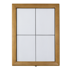 CLASSIC information display in teak