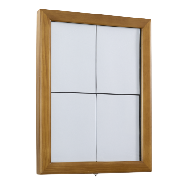 CLASSIC information display in teak