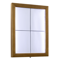 CLASSIC information display in teak