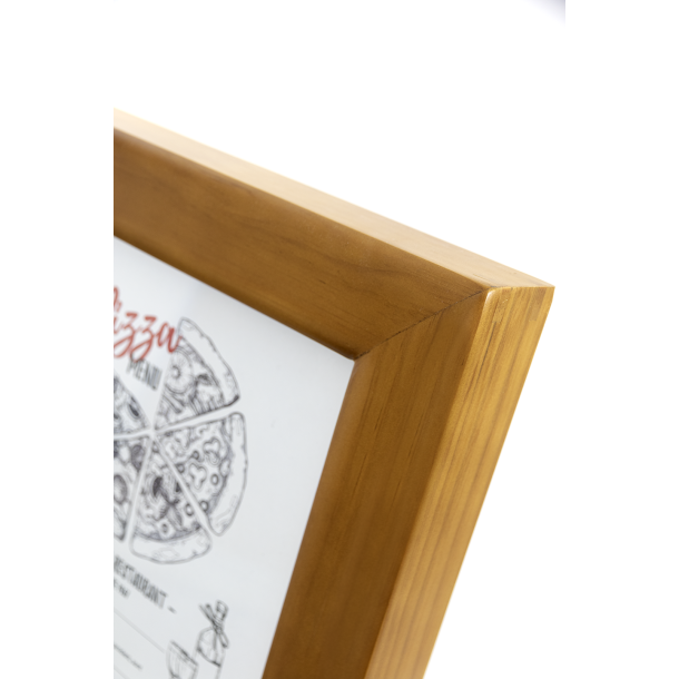 CLASSIC information display in teak