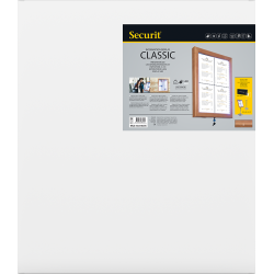 CLASSIC information display in teak