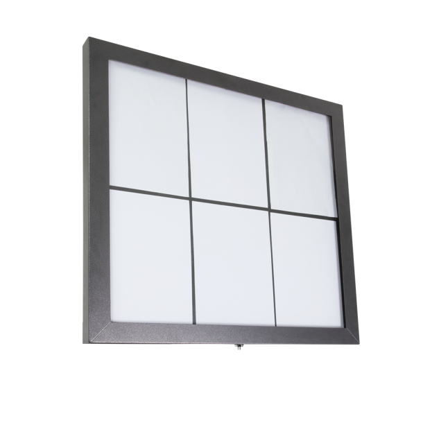6xA4 COATED STEEL illuminated information display