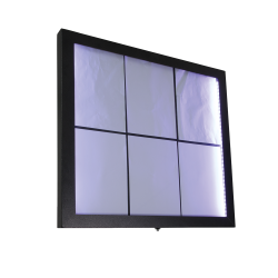 6xA4 COATED STEEL illuminated information display