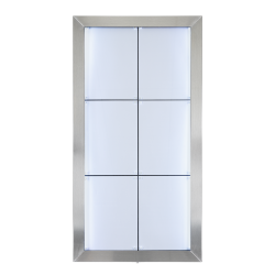 6xA4 STAINLESS STEEL information display