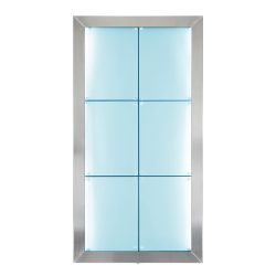 6xA4 STAINLESS STEEL information display