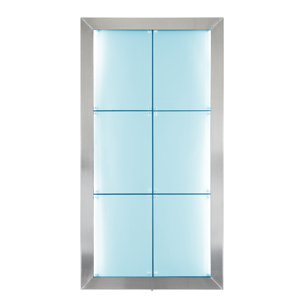 6xA4 STAINLESS STEEL information display