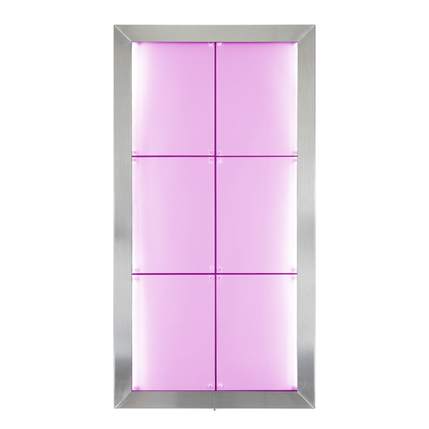 6xA4 STAINLESS STEEL information display