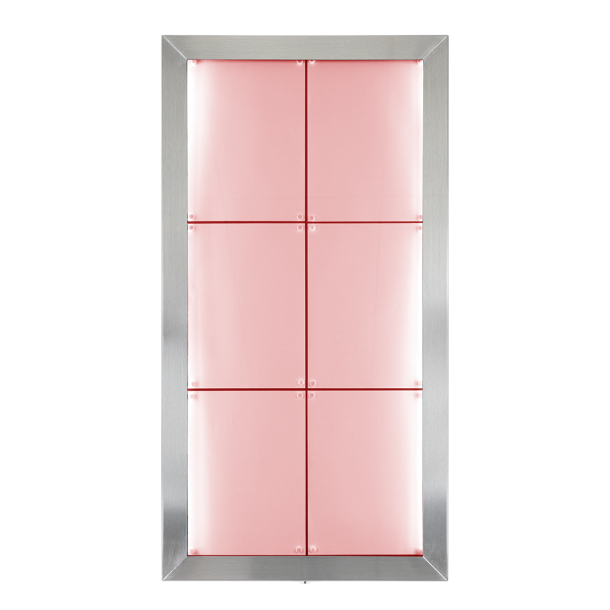 6xA4 STAINLESS STEEL information display