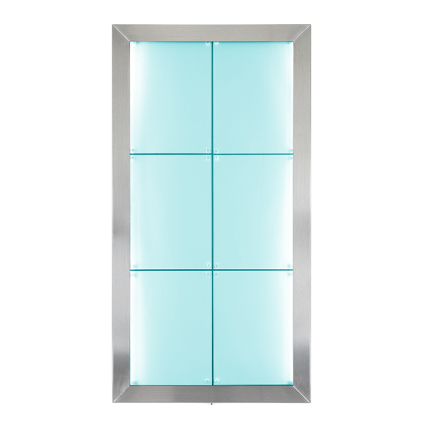 6xA4 STAINLESS STEEL information display