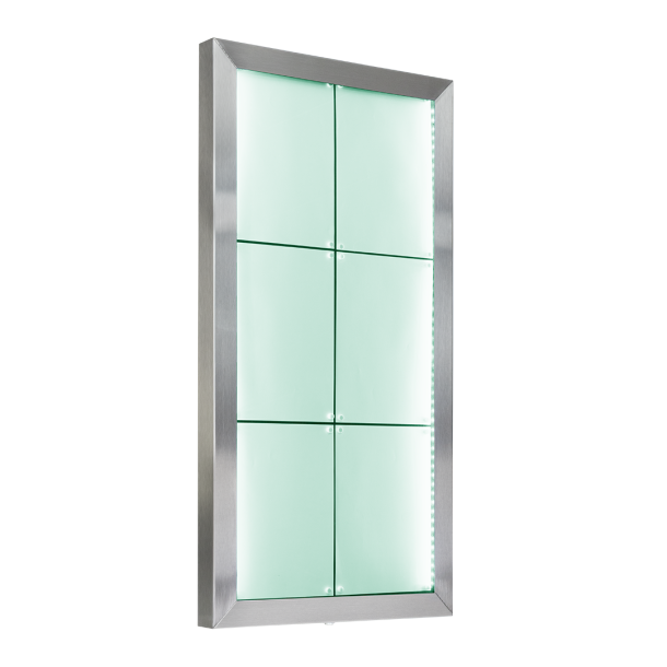 6xA4 STAINLESS STEEL information display