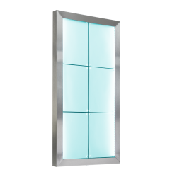 6xA4 STAINLESS STEEL information display