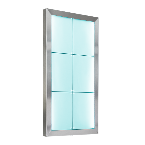 6xA4 STAINLESS STEEL information display