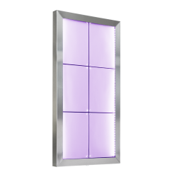 6xA4 STAINLESS STEEL information display