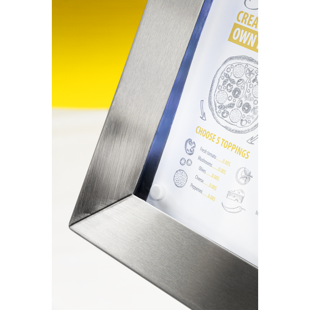 6xA4 STAINLESS STEEL information display