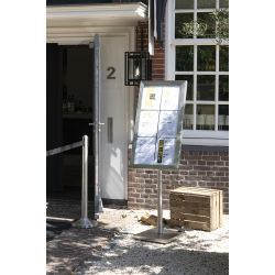 6xA4 STAINLESS STEEL information display