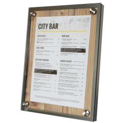 1xA4 GLASS STAR informationsdisplay eg