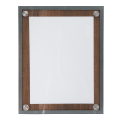 1xA4 GLASS STAR information display walnut