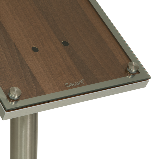 1xA4 GLASS STAR information display walnut