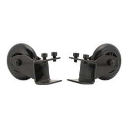 silicone wheels in black