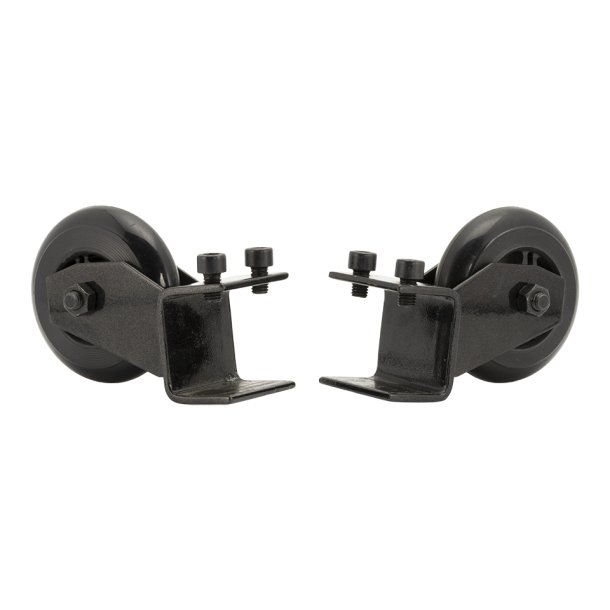 silicone wheels in black