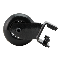 silicone wheels in black