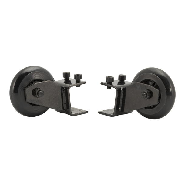 silicone wheels in black