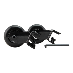 silicone wheels in black