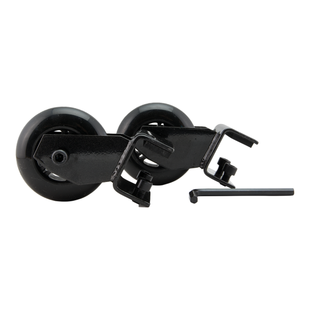 silicone wheels in black