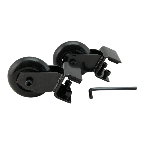 silicone wheels in black