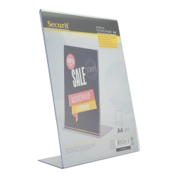 L-formet A4 acrylic display frame