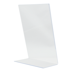 L-shaped A5 display frame in acrylic