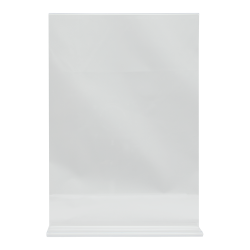 L-shaped A5 display frame in acrylic