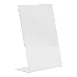L-shaped A6 display frame in acrylic