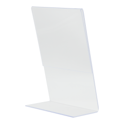 L-shaped A6 display frame in acrylic
