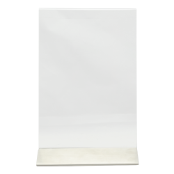 A5 display frame in stainless steel